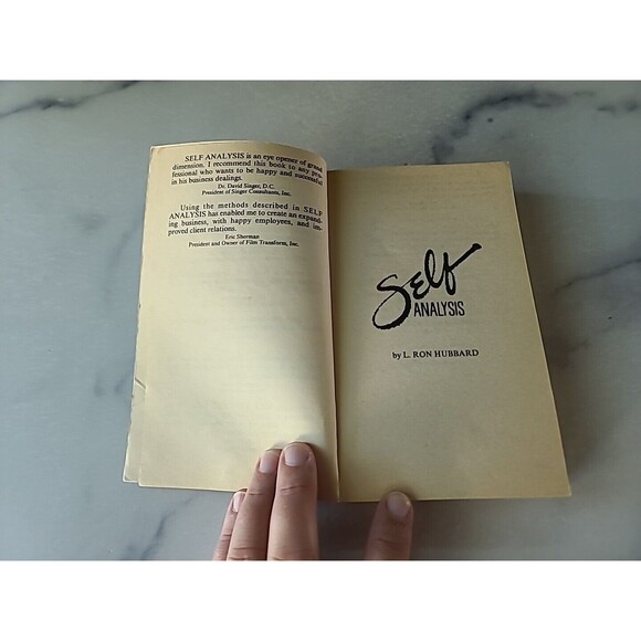 Self Analysis By L. Ron Hubbard Paperback - Picture 3 of 10